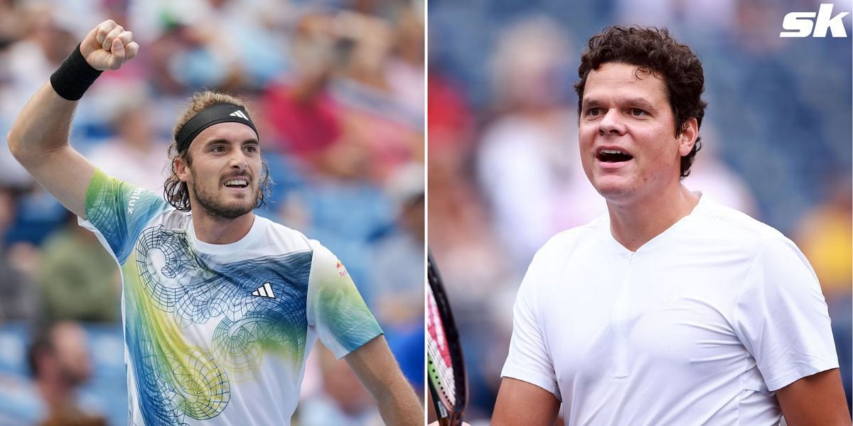 Stefanos Tsitsipas vs Milos Raonic is one of the first-round matches at the 2023 US Open.