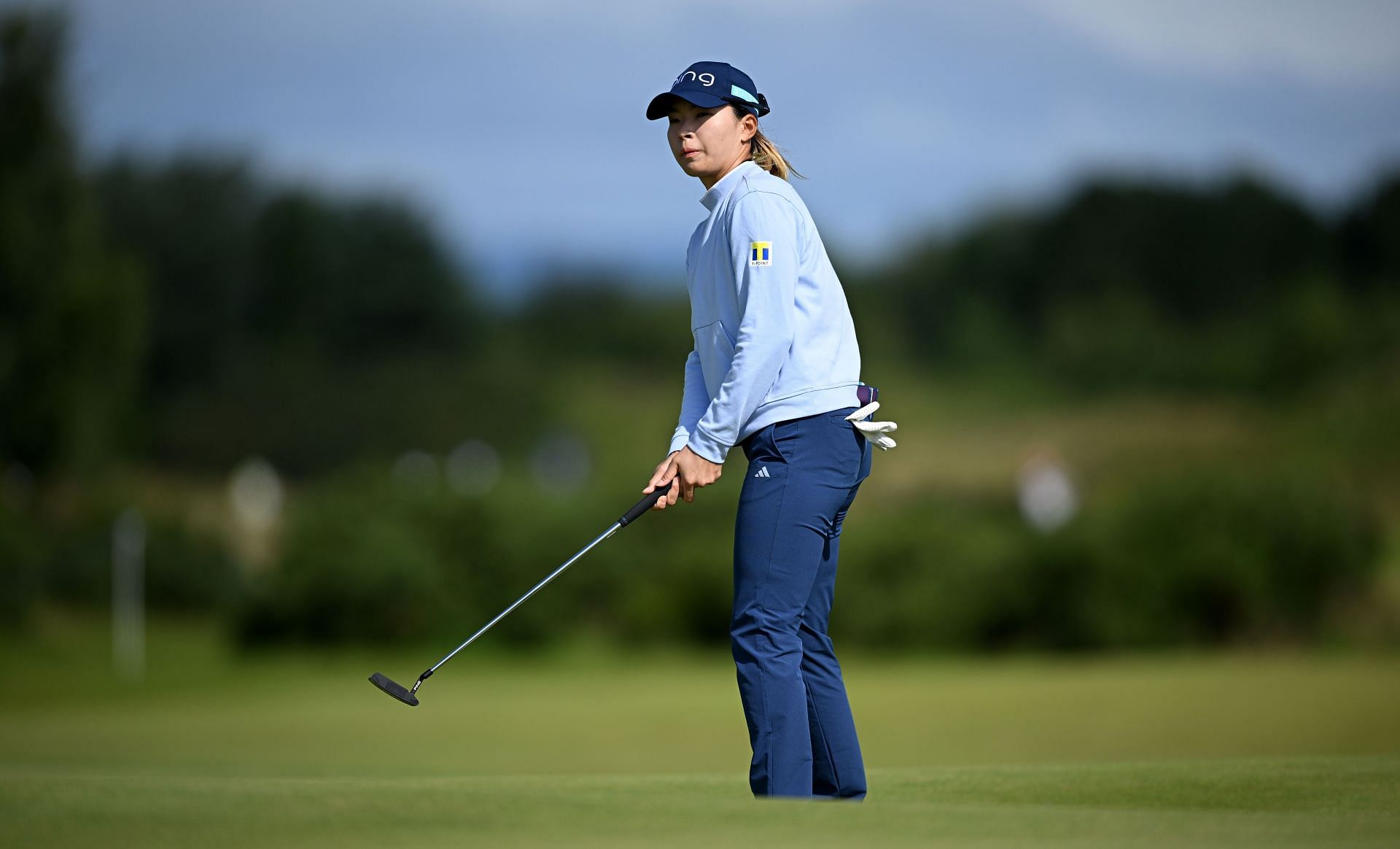 Hinako &#039;Assassin&#039; Shibuno playing at the Freed Group Women&#039;s Scottish Open (via Getty Images)