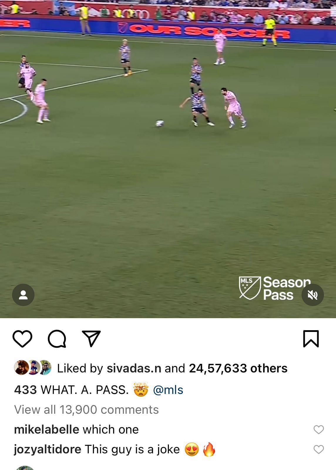 Jozy Altidore was clearly impressed by Lionel Messi&#039;s play
