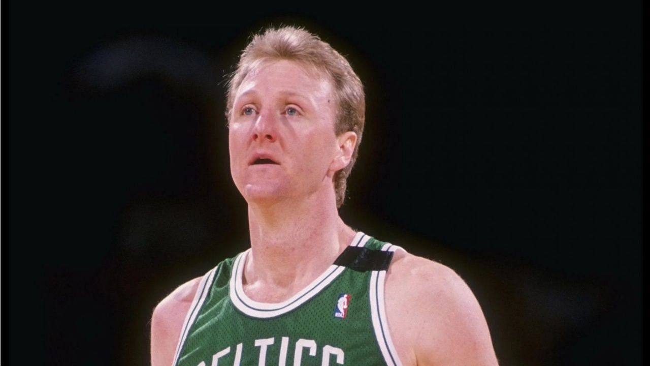 Larry Bird of the Boston Celtics
