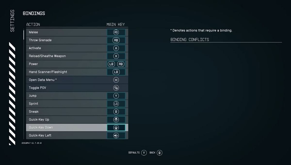 Starfield Best Controller Settings