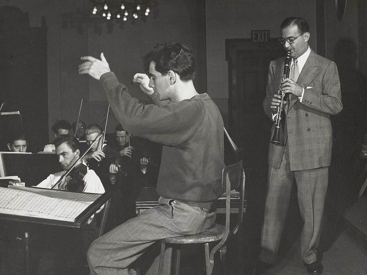 A still of Leonard Bernstein (Image Via Wikipedia)