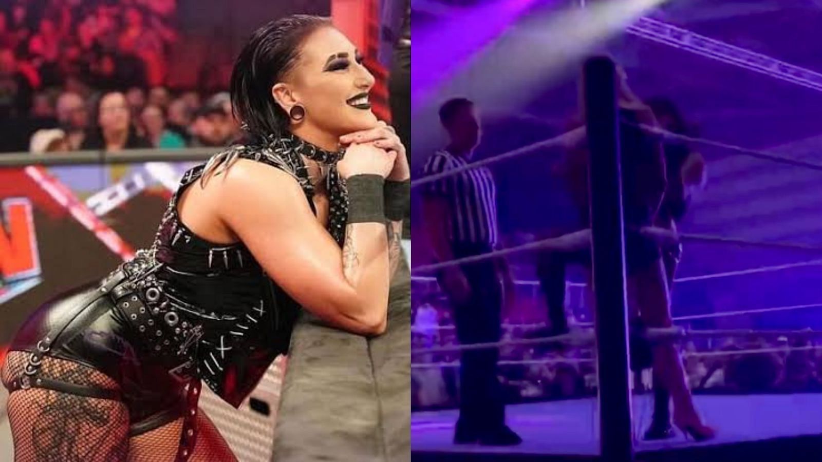 [Watch] Rhea Ripley flirts with another WWE personality at a recent event