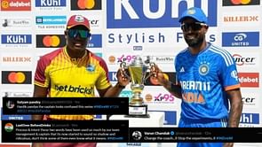 "Team India looks broken already" - Fans lash out after Men in Blue collapse to a series defeat against West Indies