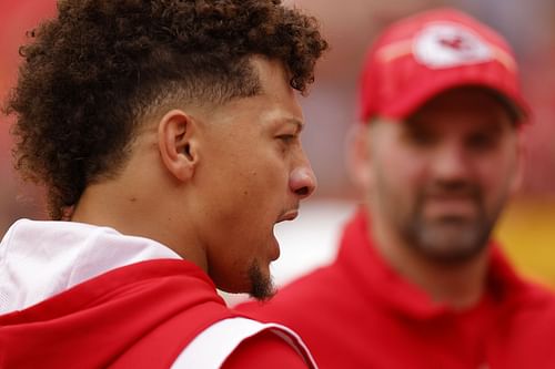 Patrick Mahomes at Cleveland Browns v Kansas City Chiefs