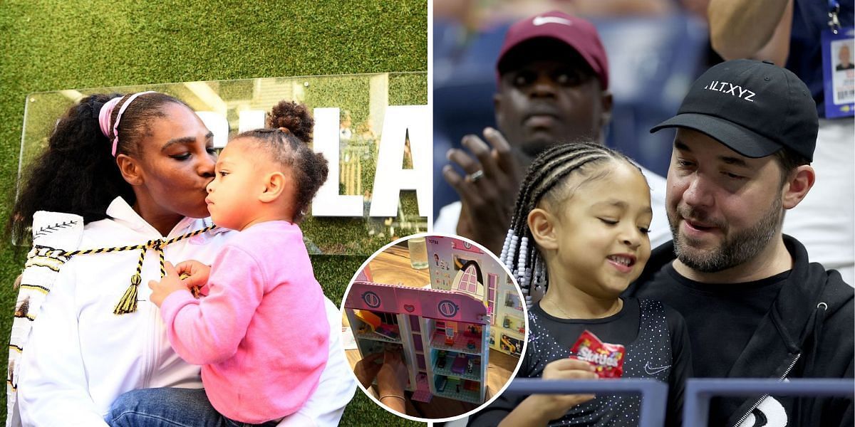 Serena William's Daughter Olympia Enjoys Tea With Her Dad In Pic