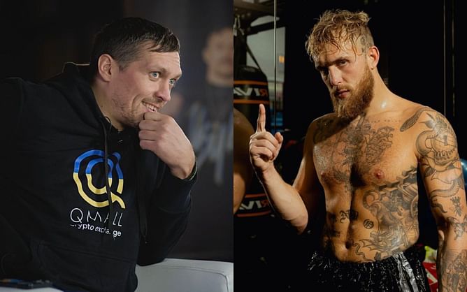 WATCH: Jake Paul nails Oleksandr Usyk's "I am very feel" impression in the presence of the Ukrainian