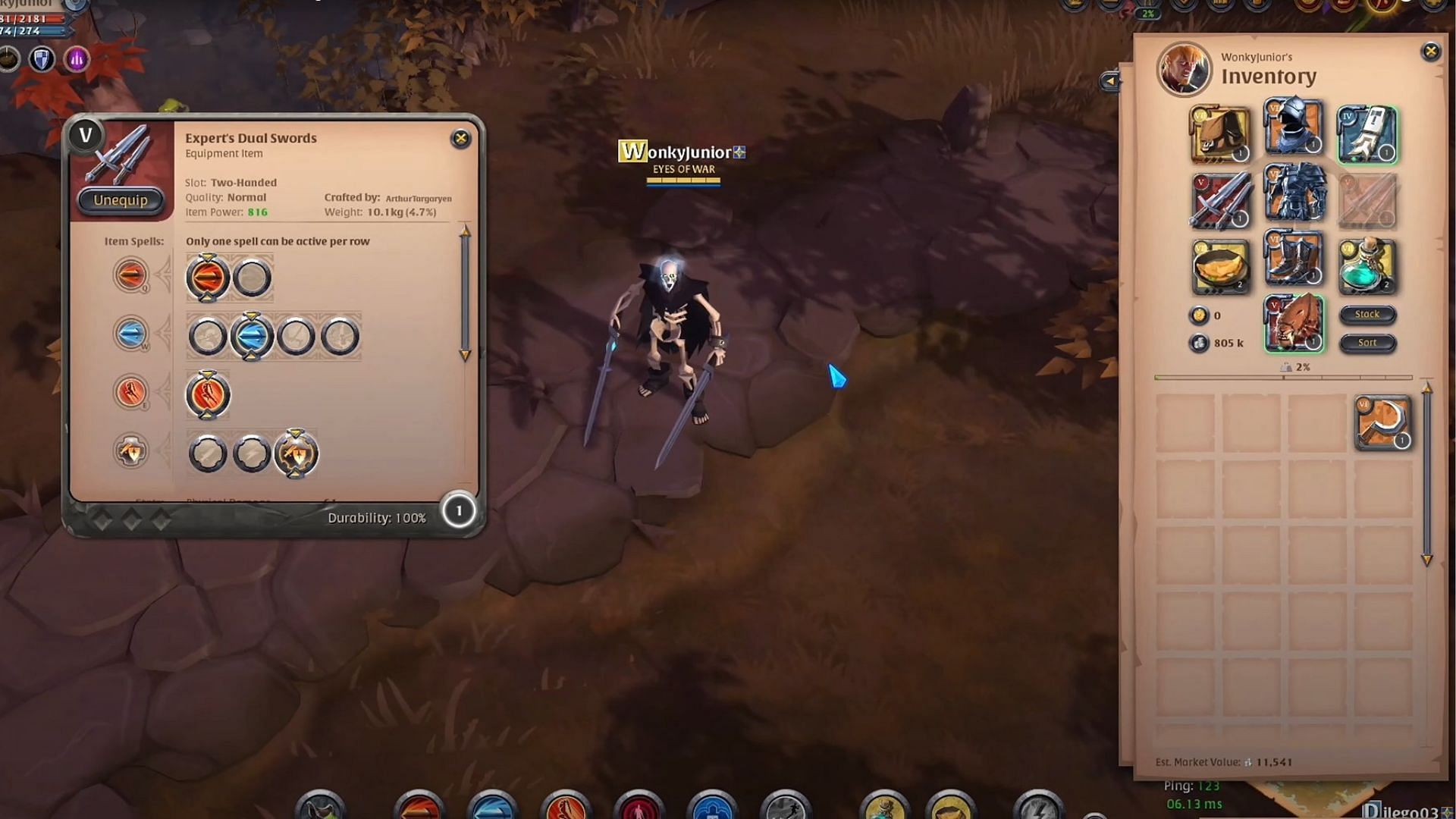 Dual Swords is one of the best gathering builds in Albion Online (Image via Sandbox Interactive)