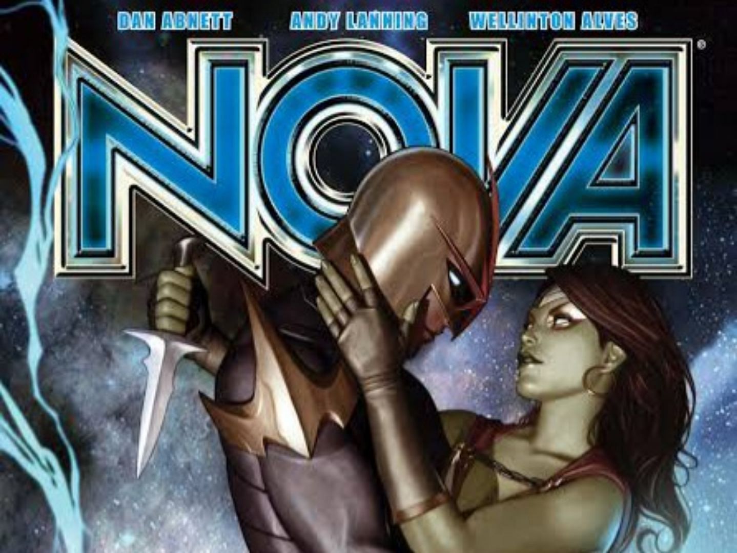 Nova and Gamora in comics (Image via Marvel Comics)