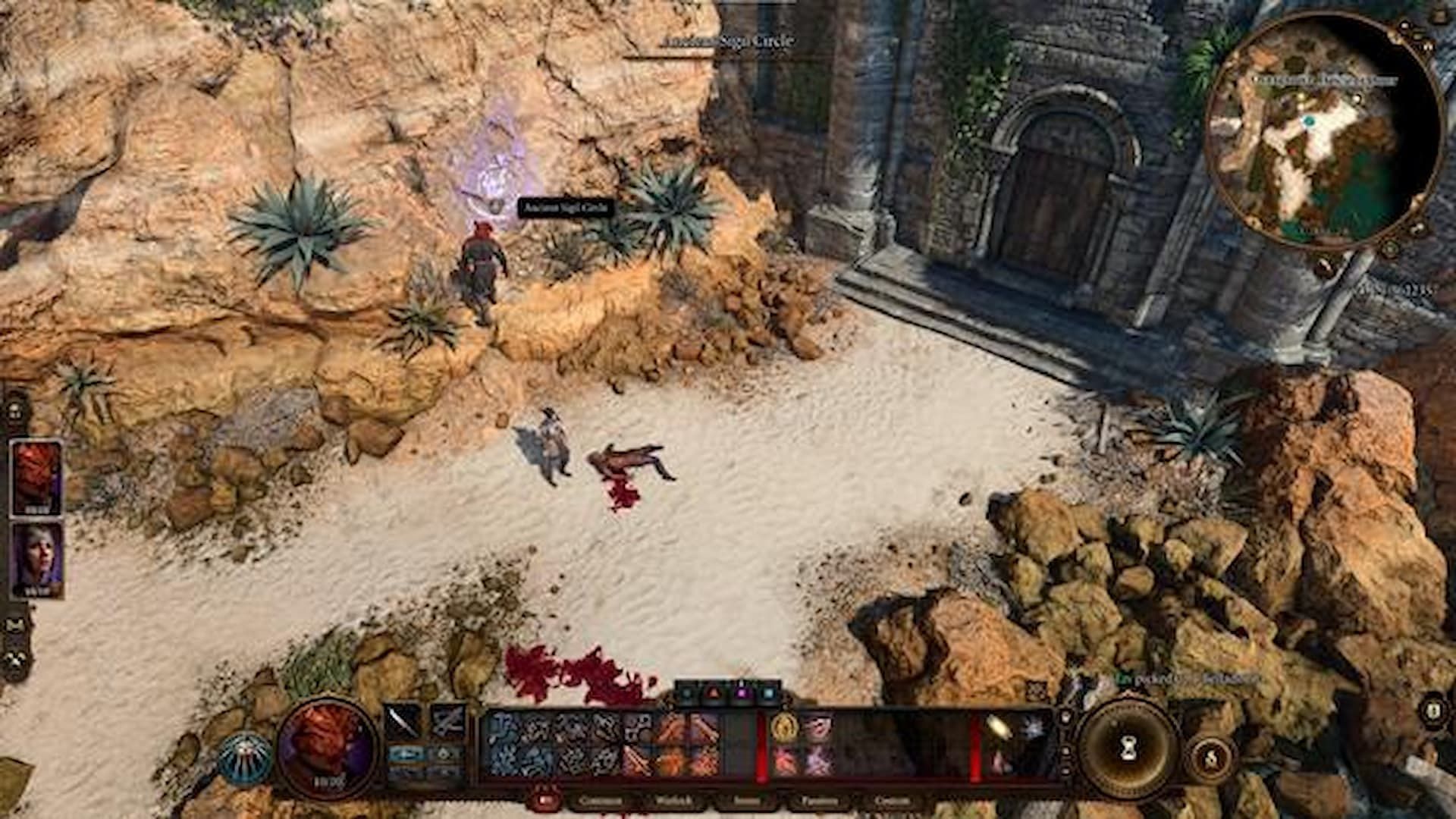 Locate the Ancient Sigil Circle to access Overgrown Ruins quickly (Image via Larian Studios)