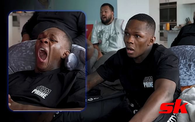 "Take the moment in, son" - Watch Israel Adesanya give real-time stunned reaction to Sean O'Malley's stellar KO of Aljamain Sterling