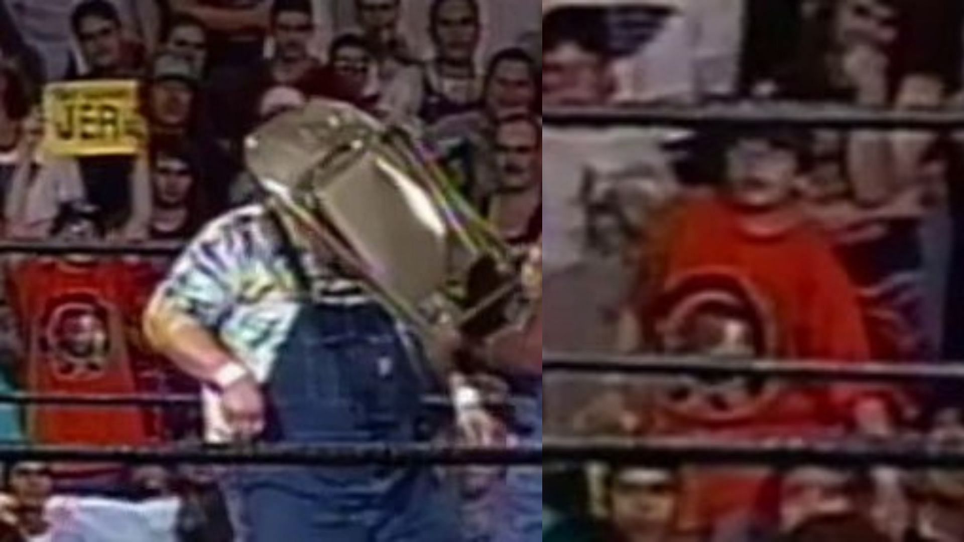 Tony Khan at ECW&#039;s &#039;The Doctor Is In&#039; show in 1996.