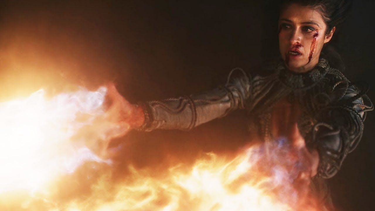 The Witcher&#039;s potent yet prohibited force: Fire magic&#039;s harsh repercussions captured in dramatic visuals (Image via Netflix)