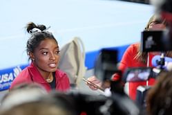 Simone Biles corrects fan after being insinuated of misreading ESPN report