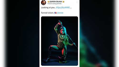 Zelina Vega's message to IYO SKY on Twitter