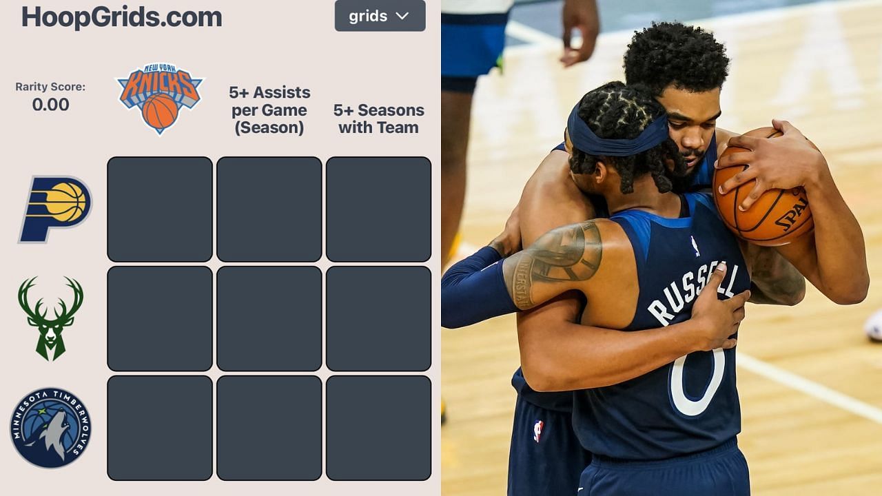 The August 17 NBA HoopGrids puzzle has been released.