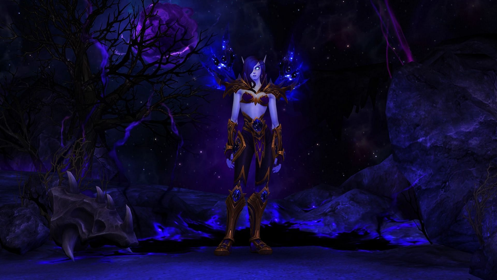 Void Elf is also potent for the Hunter class (Image via World of Warcraft)