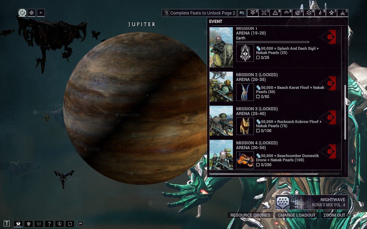 Dog Days alerts can be accessed from the Navigation menu (Image via Digital Extremes)