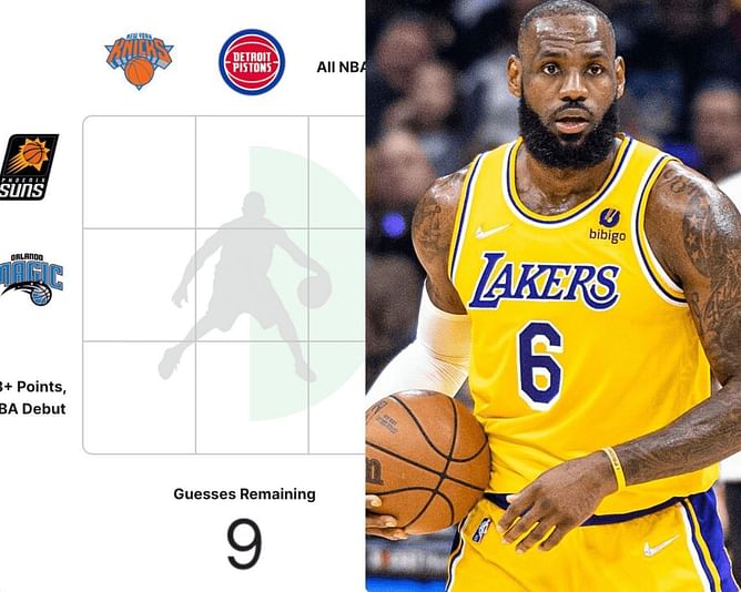 NBA Crossover Grid answers for today August 3