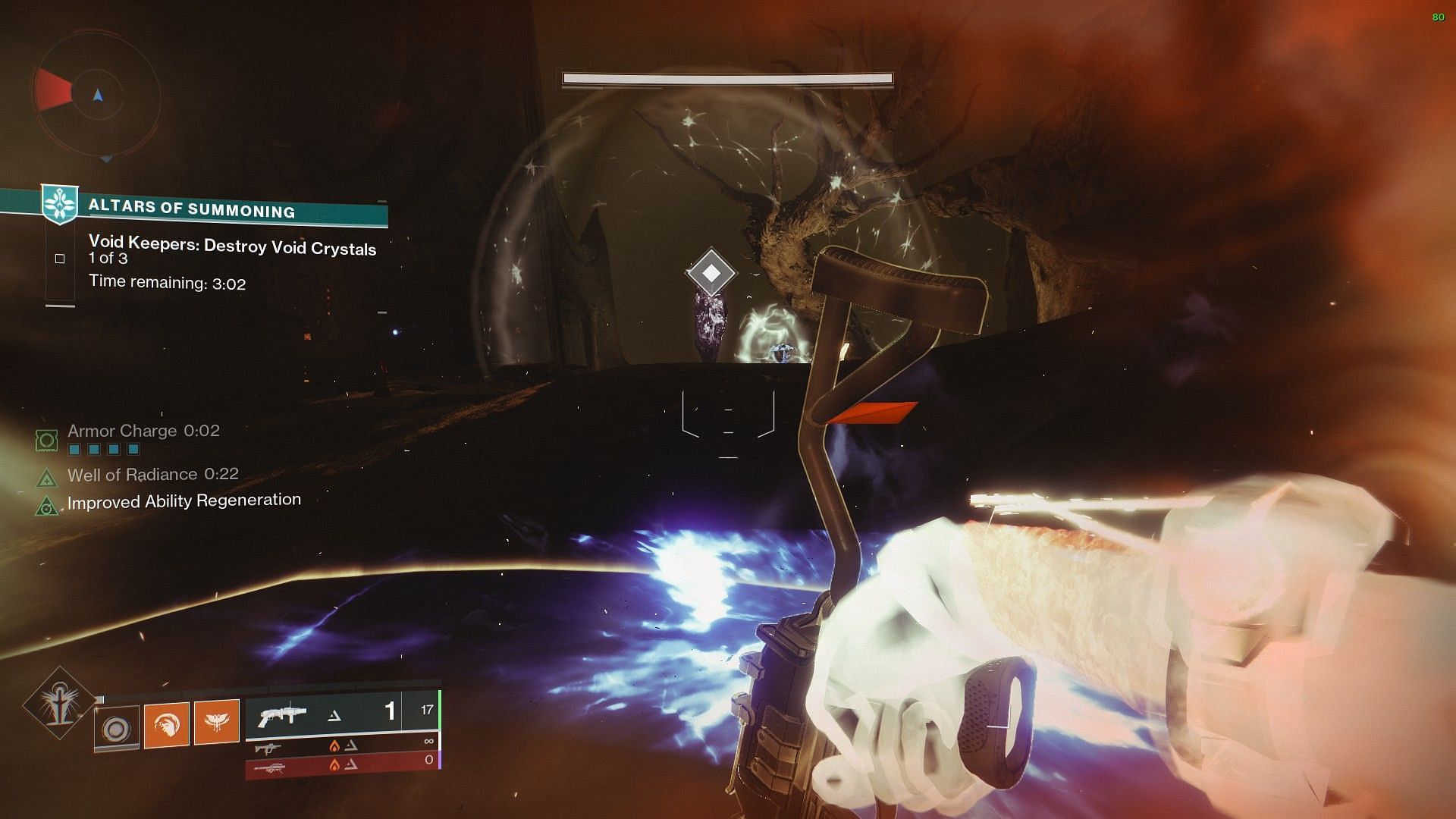 Void crystal in Scorn encounter (Image via Destiny 2)