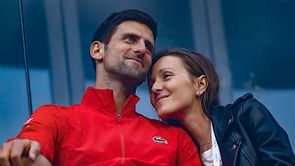 "Not too bad for an oldie" - Novak Djokovic's wife Jelena light-heartedly comments on his age, thanks journalist for commending his performance
