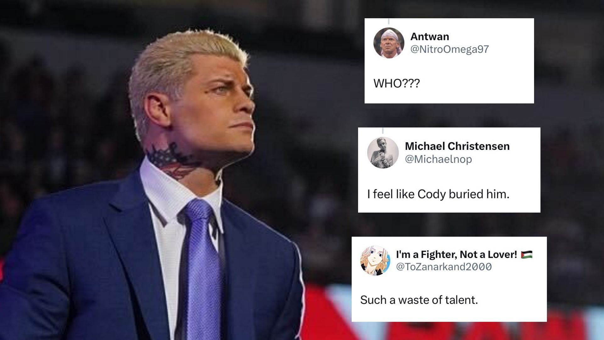 What AEW star have fans given their thoughts on?