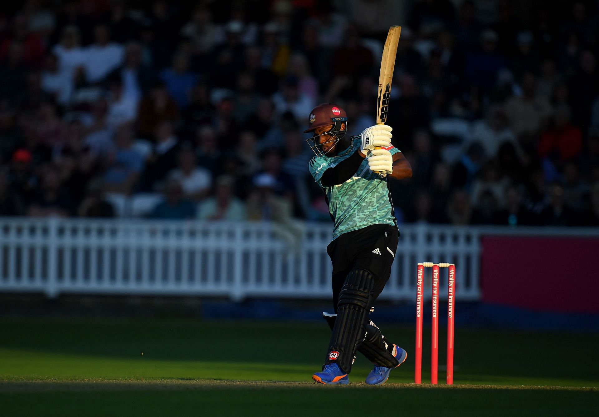 Chris Jordan during his knock of 73 from 35 balls