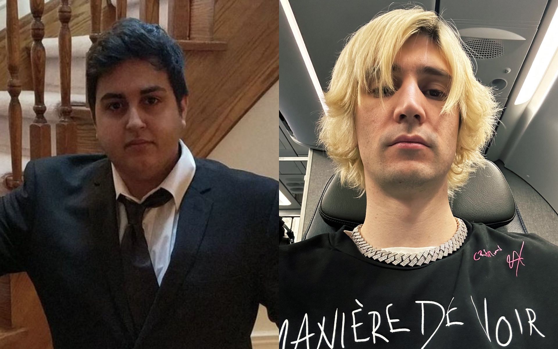 xQc and Pokelawls got into another feud on August 13, 2023 (Images via Pokelawls and xQc/Twitter)