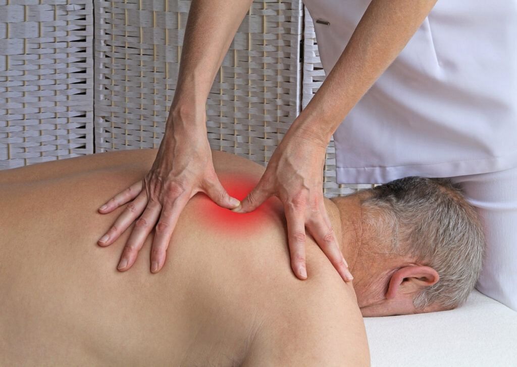 Trigger point massage (Image via Getty Images)