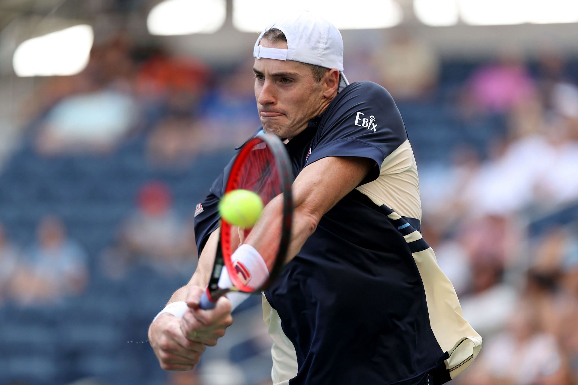 John Isner in the 2021 US Open