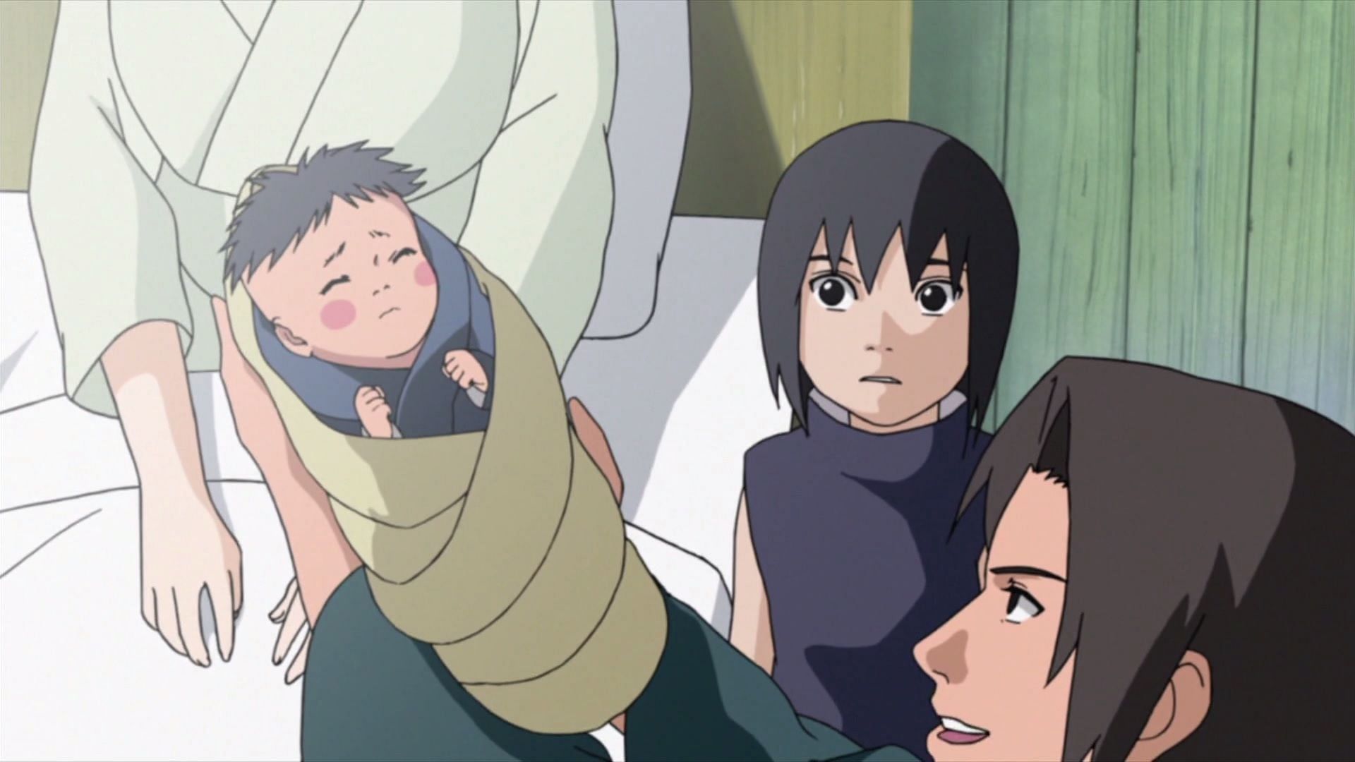 Itachi witnessed Sasuke&#039;s birth when he was five years old (Image via Studio Pierrot)