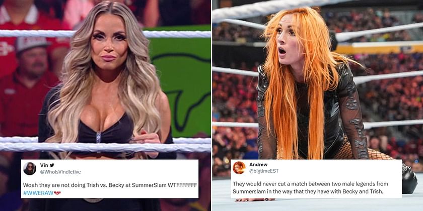 Becky Lynch not coming to RAW per Twitter; Trish Stratus