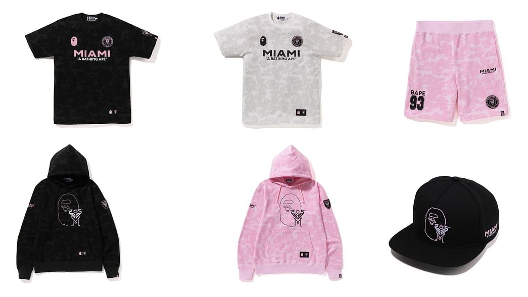 BAPE: Inter Miami CF x BAPE collection: Where to get, price, and more ...