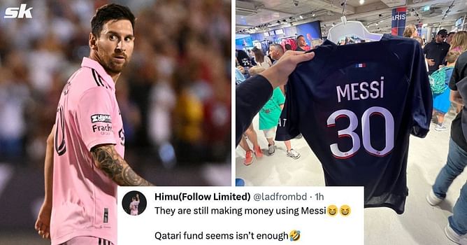 “Messi should sue that dusted club” - Fans react as PSG’s official store continue to sell Lionel Messi shirts