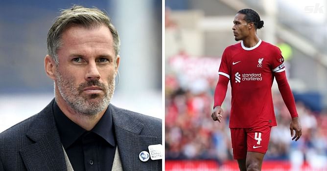 "I don’t think there’s enough there" - Ex-Liverpool star Jamie Carragher reacts to Virgil Van Dijk's sending off against Newcastle