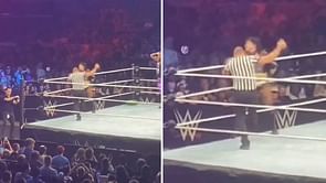 [WATCH] WWE referee angrily kicks Rhea Ripley at live event