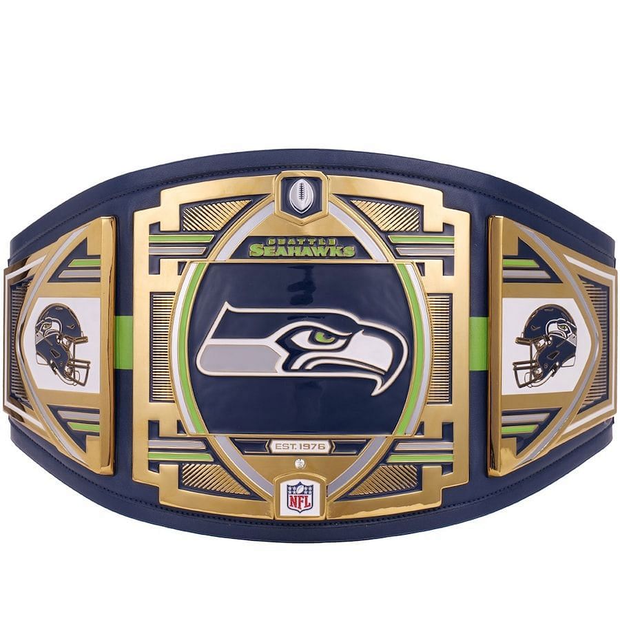 Seattle Seahawks WWE Legacy Title Belt