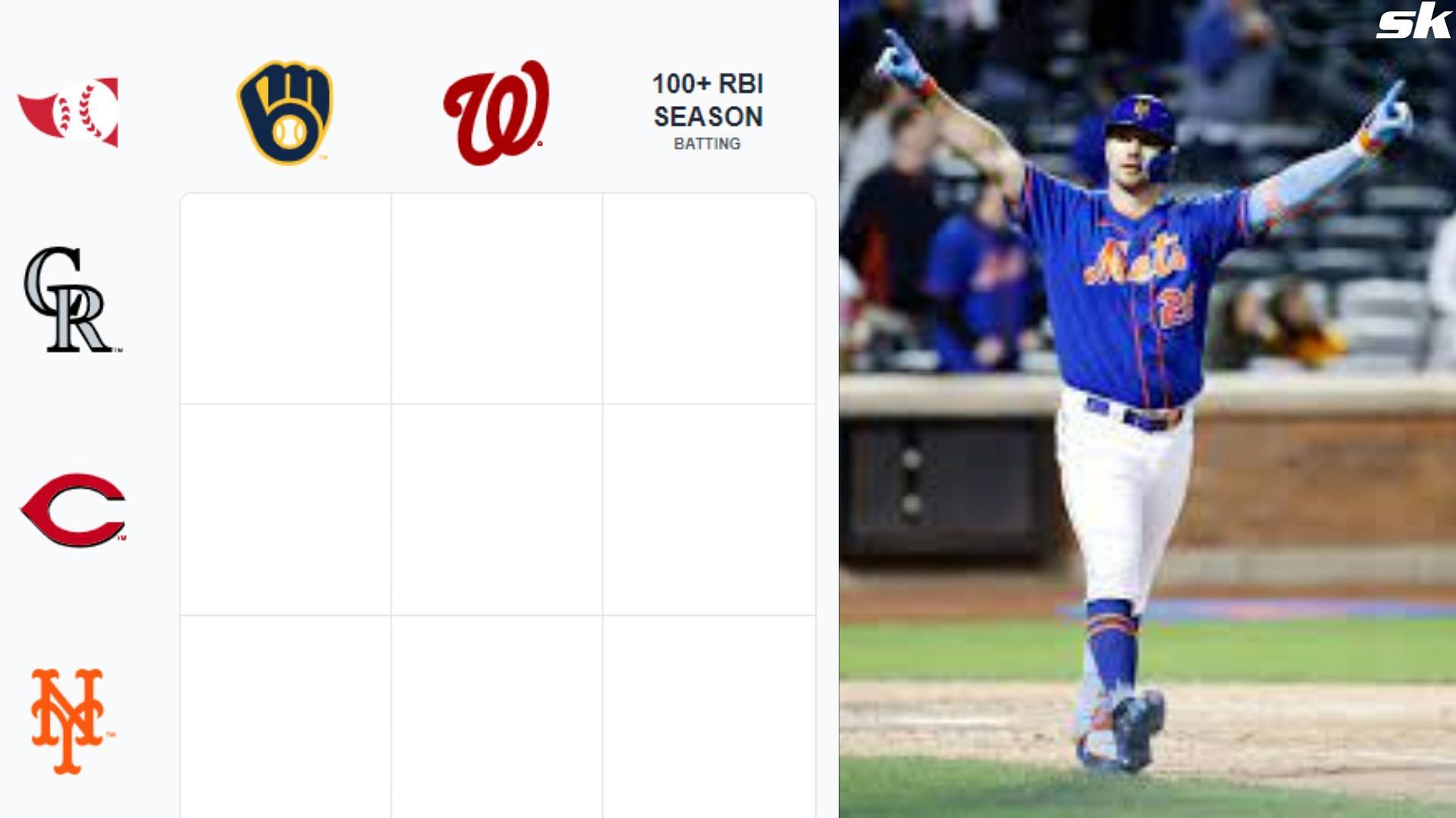 Which Arizona Diamondbacks players have had 100+ RBI seasons? MLB  Immaculate Grid answers for July 1