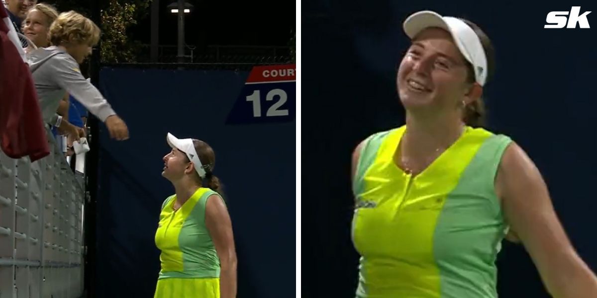 Jelena Ostapenko is through to the second round of the 2023 US Open