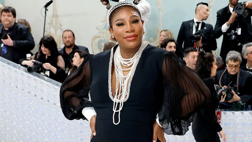 Serena Williams pictured at the 2023 Met Gala