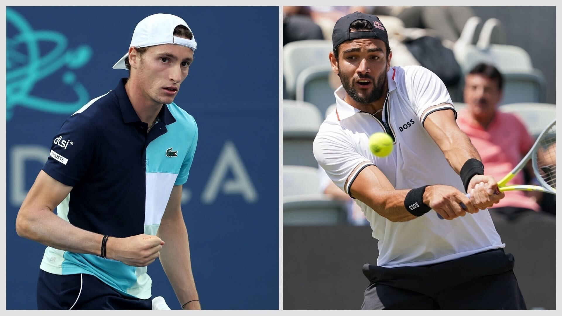 Ugo Humbert vs Matteo Berrettini is one of the first-round matches at the 2023 US Open.