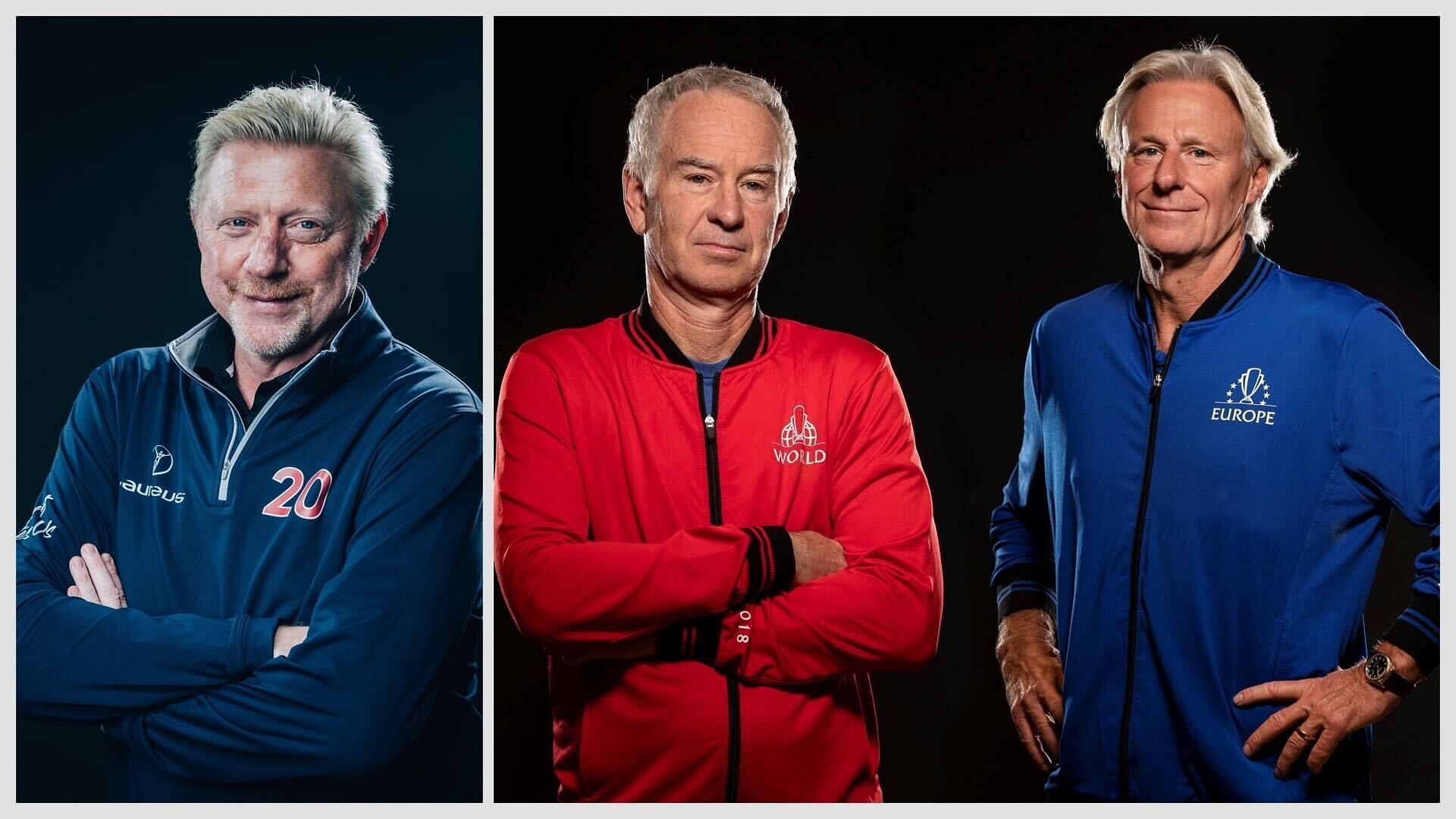 Boris Becker delighted by John McEnroe and Bjorn Borg reigniting their rivalry
