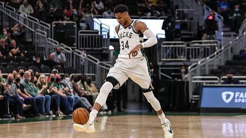 Milwaukee Bucks superstar forward Giannis Antetokounmpo