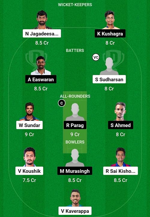 SZ vs EZ Dream11 Prediction, Final, Head-to-head Team