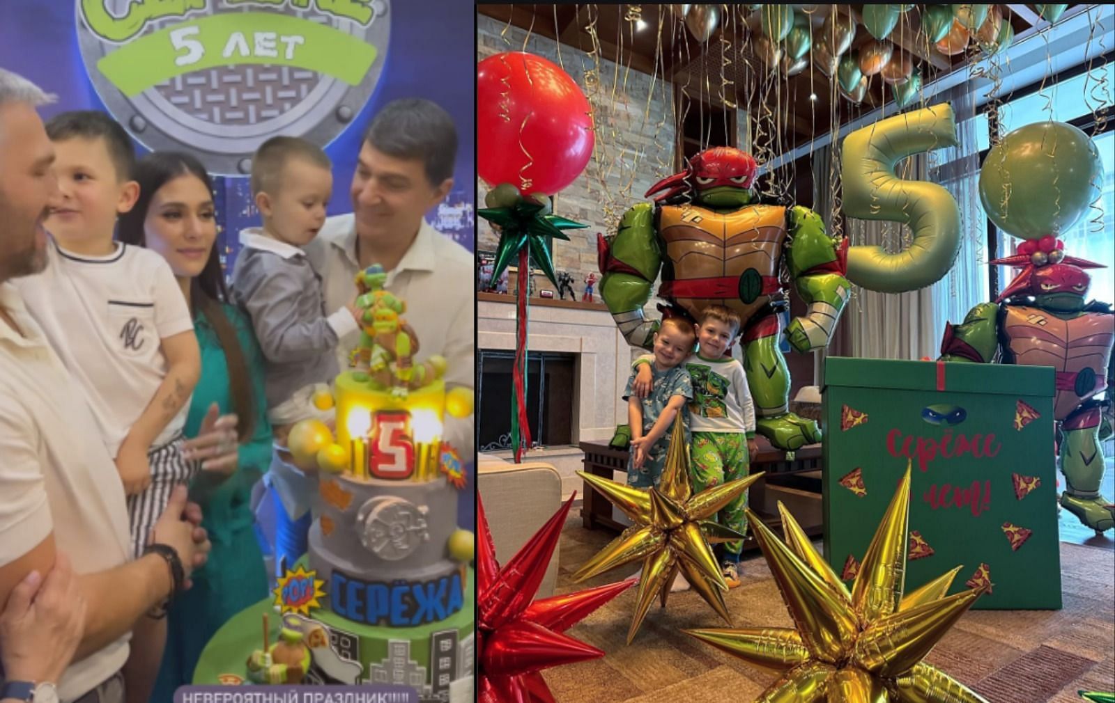 Alex Ovechkin celebrates eldest son Sergei