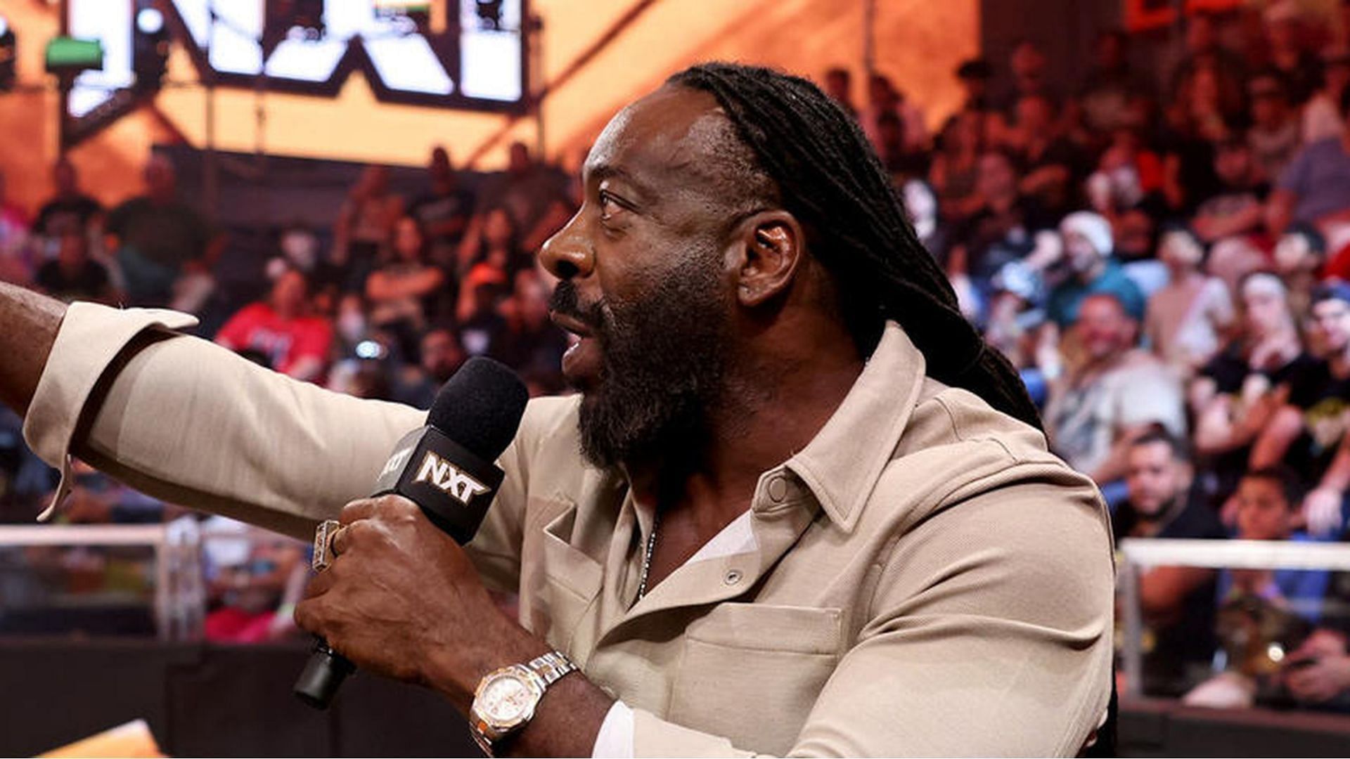 WWE Hall of Famer and NXT commentator Booker T