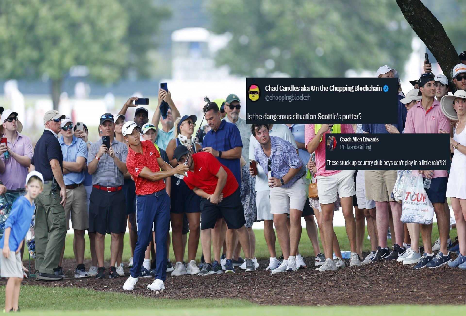 Collin Morikawa at the Tour Championship (via Getty Images)