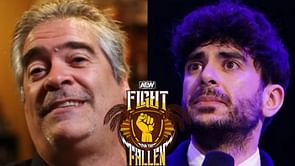 Vince Russo slams Tony Khan for releasing a statement on social media following AEW Fight for the Fallen (Exclusive)