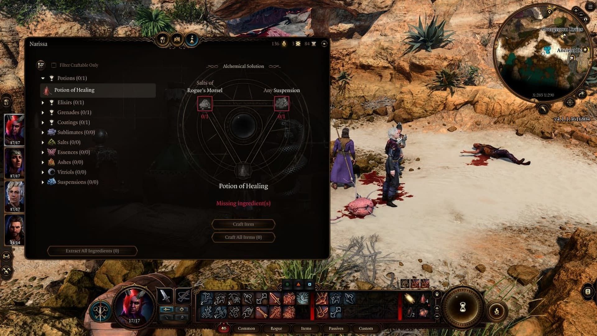 Potions can give a huge advantage in combat (Image via Larian Studios)