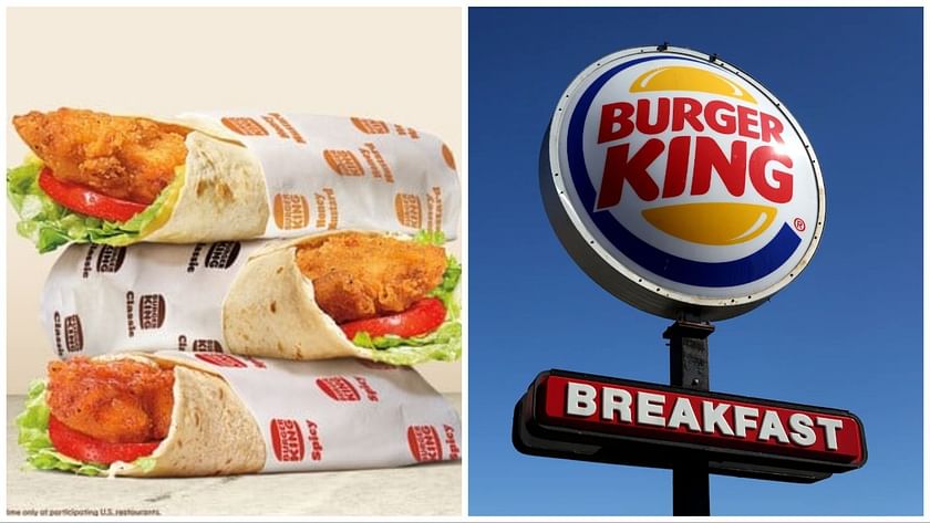 That's a wrap: Burger King to launch chicken snack wrap next week